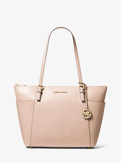 michael kors jet set pink purse|Michael Kors designer tote jet set.